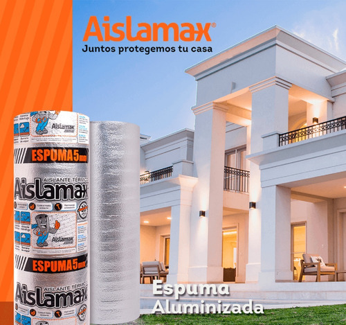 Imagen 2 de 4 de Aislante Termico Espuma De Polietileno Aluminizada De 10 Mm