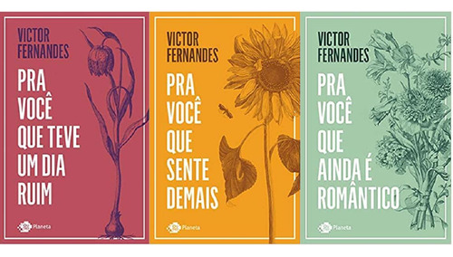 Kit 3 Livros Victor Fernandes Pra Você Que Teve Um Dia Ruim