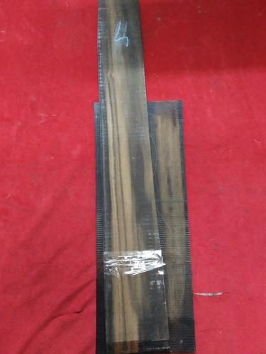 Madera Luthier Fondo Y Aros Ebano Exotico Macizo Guitarra