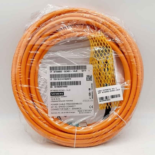 Cabo Potencia Siemens Simodrive 6fx8002-5cn01-1aj0 8mts