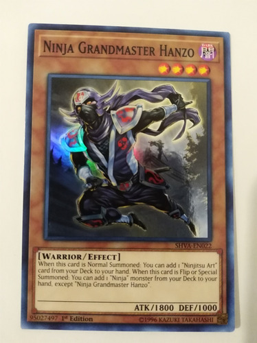 Ninja Grandmaster Hanzo - Super Rare    Shva