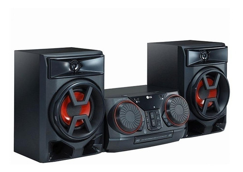Minicomponente LG Xboom CK43 negro con bluetooth 300W de potencia - 110V/220V
