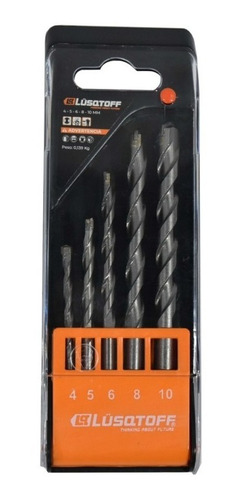 Juego Mechas Widia Lusqtoff 5 Pzas Hss 4,5,6,8,10mm Jmv5-9