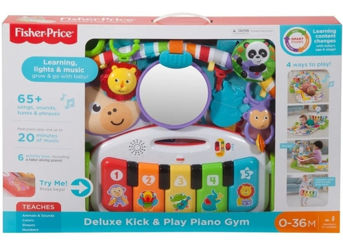 Gimnasio Piano Pataditas 3en1 Musica Y Luces Fisher Fisher 