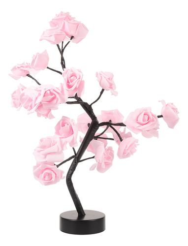 Lámpara Led Con Forma De Árbol De Rosas, Decoración De Escri