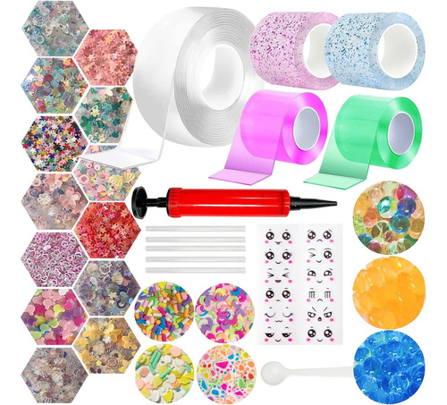 Kit 5 Pack Nano Tape: Burbujas Elásticas Con Doble Adhesión