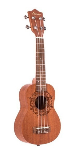 Ukelele Bamboo U-21 Soprano Diseño Hawaiano + Funda Oferta!!