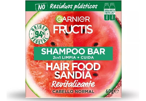 4 Shampoos Solidos Garnier Sandia