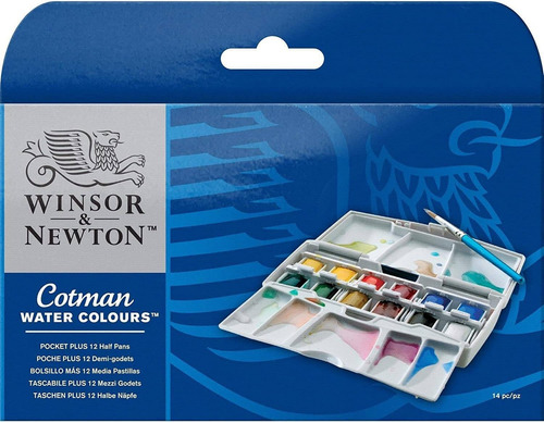 Winsor & Newton Cotman Water Colour Paint Pocket Plus Set