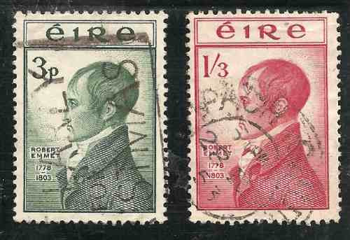 Irlanda Eire Año 1953 Serie Catálogo++ U$32 Yv 120/1 Oferta!