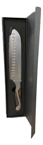 Cuchillo Santoku Black Edition 38cm Wayu Acero Inoxidable