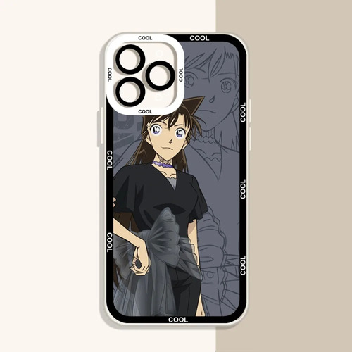 Funda De Teléfono Anime Detective Conan Para iPhone 12, 11,