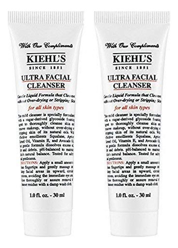 Kiehis - Limpiador Facial Ultra Tamaño De Viaje, Paquete D.