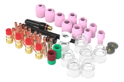 Kit De Copas De Vidrio Para Antorcha De Soldadura Tig Wp-17/