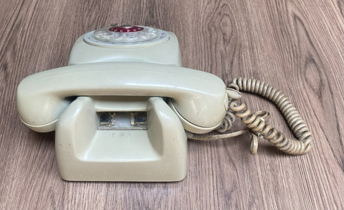 Imagen 7 de 8 de Telefono De Mesa Antiguo Original Decorativo