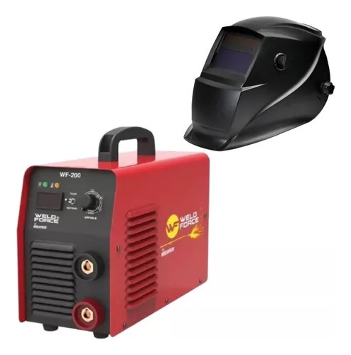 Weldforce Soldador Inversor 200a Wf-200 Bi-volt+ Careta Ele