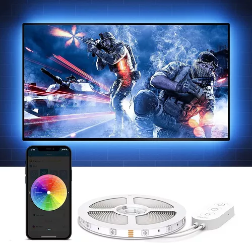 Retroiluminación LED para TV Govee con cámara, DreamView T1 RGBIC Wi-Fi TV  retroiluminación para televisores de 55 a 65 pulgadas PC, funciona con  Alexa y Google Assistant, control de aplicaciones, luces de