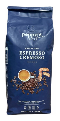 Café En Grano Italiano Peppo's Espresso Cremoso 1kg