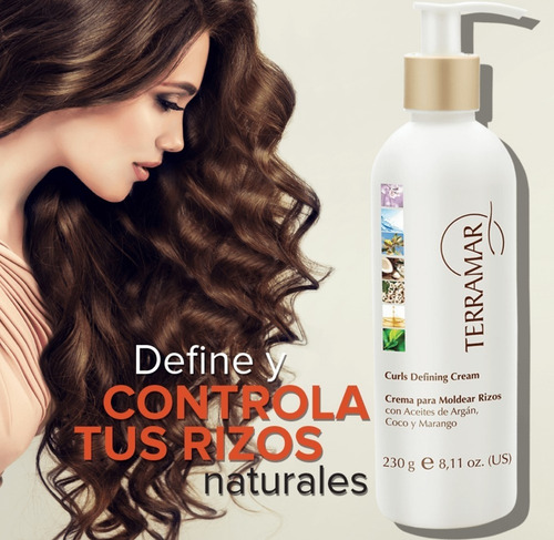 Set De Crema Shampoo Acondicionador Extreme Curls Terramar