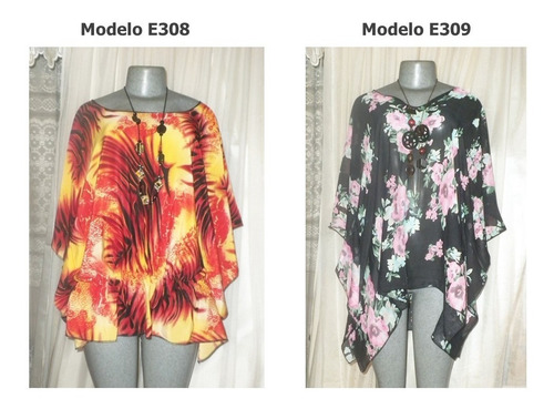 Blusones Estampados En Tallas Plus L, Xl, Xxl, Xxxl