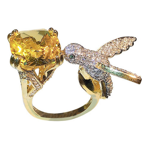 N 9957 - Anillo De Recuerdo Para Mujer Con Diseño De Colibrí