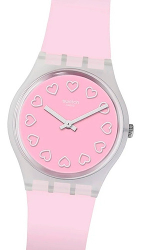 Reloj Swatch Ge273 All Pink Malla Silicona Watchfan 