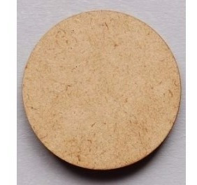 Imagem 2 de 3 de Base Redonda 7cm Mdf 40 Peças Para Biscuit