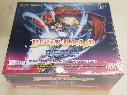 Digimon Card Game Digital Hazard Ex-02 Booster Caja Sellada!