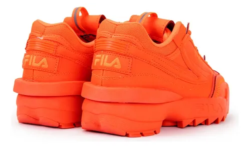 Tenis Fila Disruptor Exp Naranja Fosfo De Ni as Original Env o
