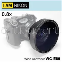 Comprar A64 Nikon Wide Converter Lens Wc-e80 Coolpix 8700 5700 5400