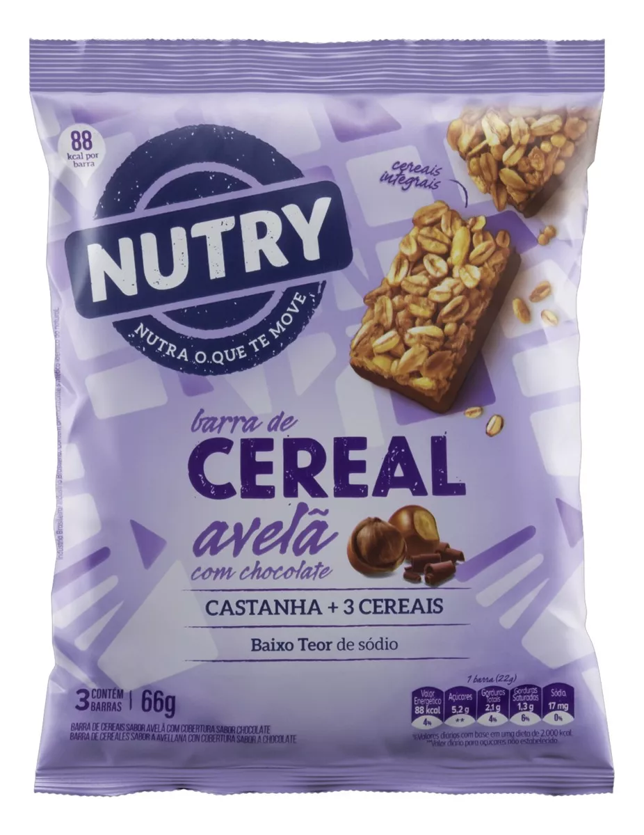 Primeira imagem para pesquisa de barra de cereal nutry