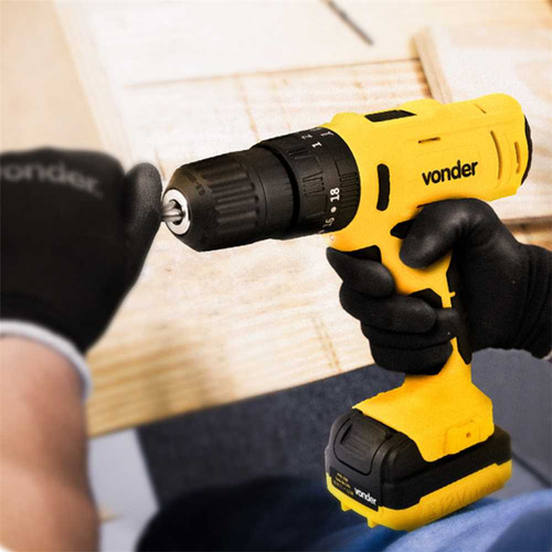 Parafusadeira E Furadeira Bateria 12v Bivolt Pfv120 Vonder