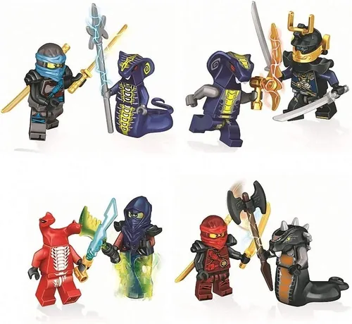 24 Figuras Ninjago Bloques De Construccion Con Armas