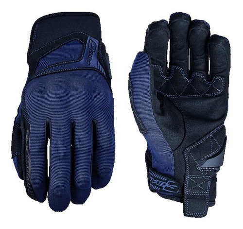 Guantes De Moto Five Rs3 Navy Deportivos Con Protecciones 