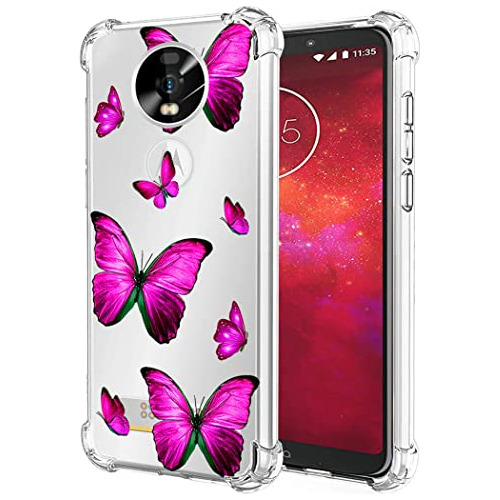 Funda Para Moto Z3 Play/moto Z3 Xt1929 Rose Tpu Goma Suave S