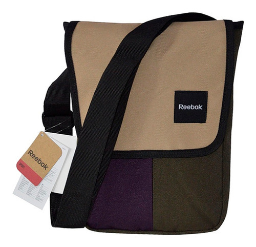 Bolso Bandolera Reebok Graph City Morral Deportivo Unisex Color Multicolor Liso