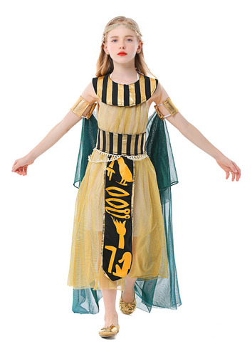 Disfraz De Carnaval De Halloween, Disfraz De Faraón Para Niñ