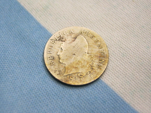 Argentina Niquel 5 Centavos 1917