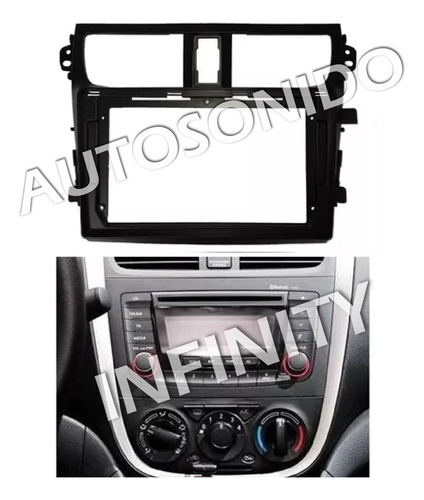 Bisel Adaptador De Radio Suzuki Celerio 2009 A 2014 9 Pulgad