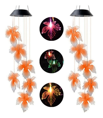 Regalo Navidad - Decoración Hogar - Colgante Hoja Solar X2 U