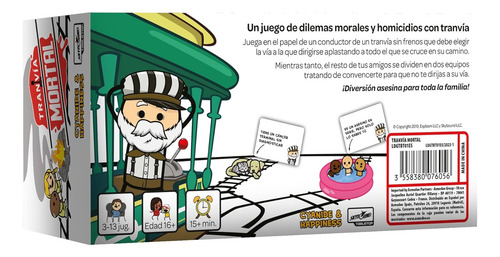 Asmodee Tranvía Mortal Juego De Mesa Español Ldgtbt01cl