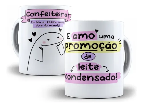 comprar Caneca Profissão Confeiteira Flork + Caixinha - Opção 02