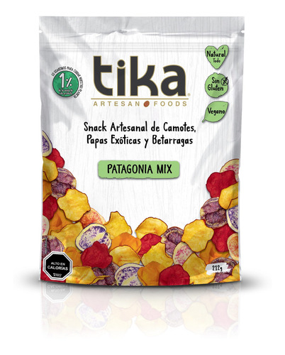 Tika Chips Patagonia 212g /6 Unid.