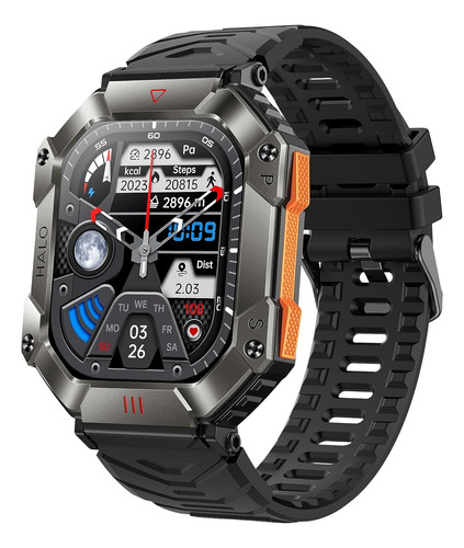 Smartwatch Torich Rugged Military Touch Spo Cardio Llamadas