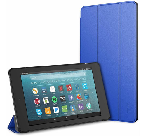 Funda Para Tablet Jetech Elbazardigital Fire 7 Con Tapa (azu