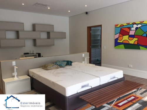 Imagem 29 de 30 de Luxuosa Casa Em Alphaville Com O Mais Fino Acamento E Modernidade Venha Conhecer R$16.900.000 Mobiliada. - Ca00505 - 70639498