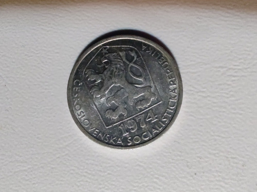 Moneda Checoslovaquia 10 H 1974 (x525.