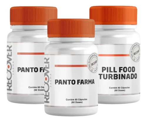 2x Panto Farma + 1 Pill Food () - Cabelos E Unhas Sabor Without Flavor