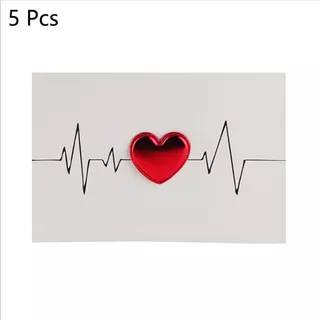 Cartão De Convite 3d Heart Para O Dia Dos Namorados, Saudaçã