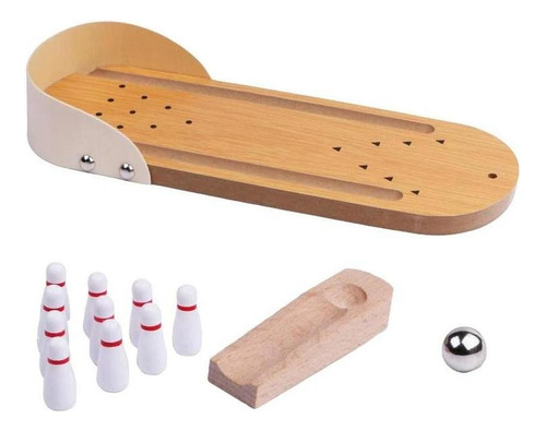 Mini Juego De Bolos De Mesa, Juego De Bolos, Juguetes De Esc